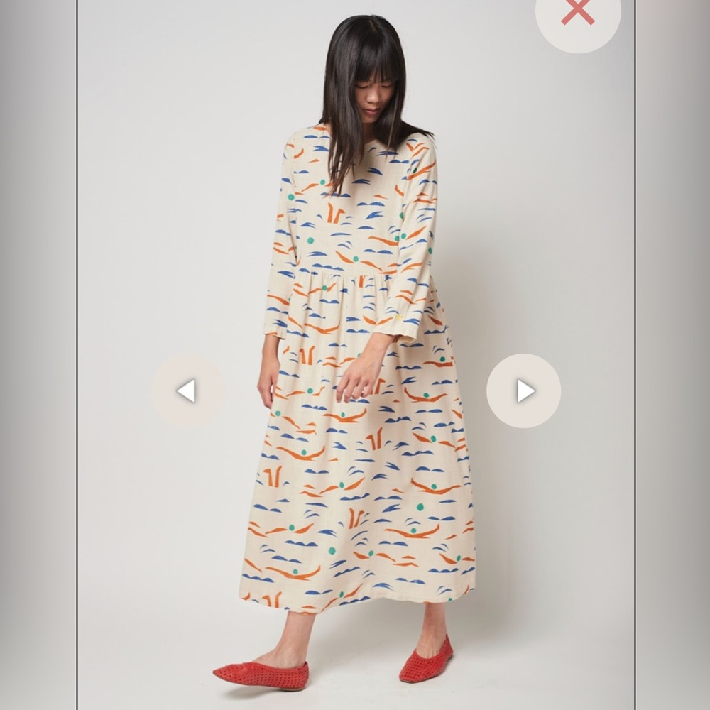 Bobo Choses Long Sleeve Maxi Dress